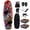 Custome 1 (2 batteries), variant on XRELIATECH Carbon Fiber High-Speed Electric Surfboard,14 KW Water Jet Surf Board,Max Speed 55 KM/h,Battery Life 60 Min,IP67 Waterproof,Electronic Surfboard for Adult,Custom Design Pattern