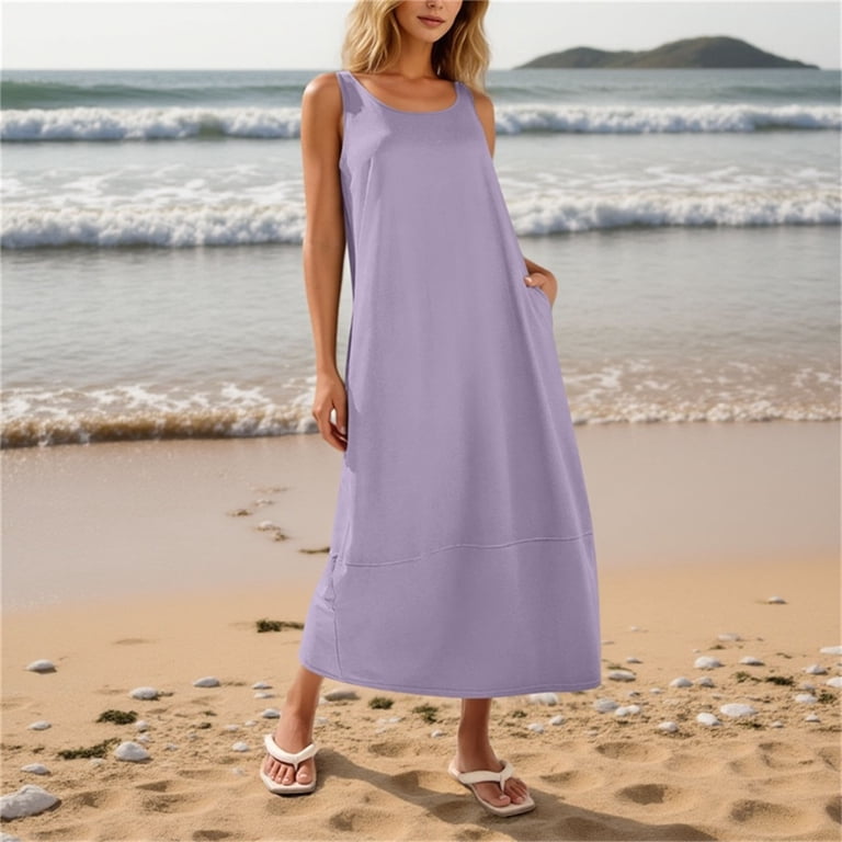 purple cotton midi dress Purple Cotton Poplin Midi Off-Shoulder Dress 52" / Custom Height (Free)