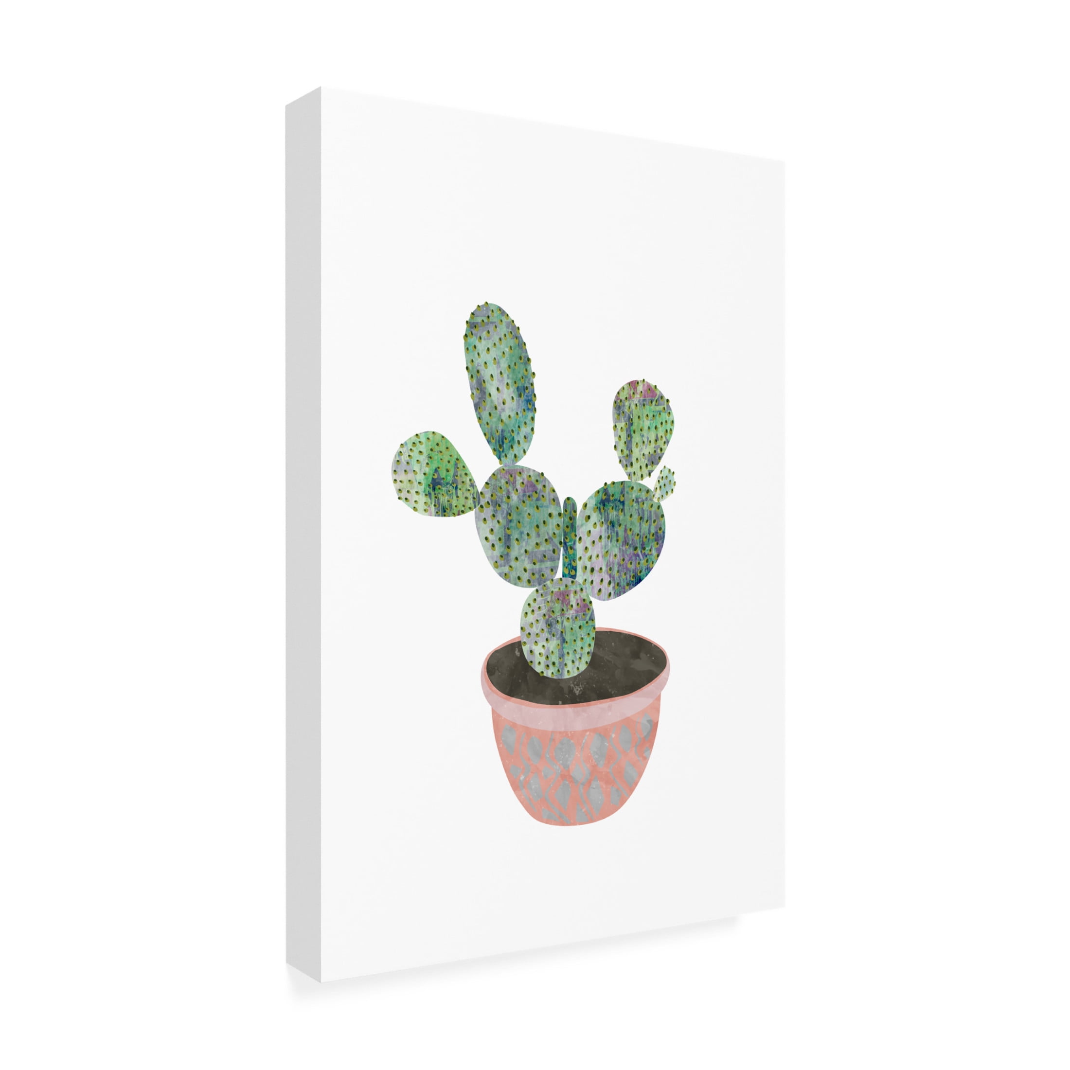 Trademark Fine Art Sarah Manovski Boho scandi cactus 3 Canvas Wall Art