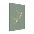 thumbnail image 4 of Sarah Manovski 'Sage Green Gold Hummingbirds' Canvas Art, 4 of 4