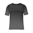 thumbnail image 4 of Mens Quick-Dry T-Shirts M-5X Big & Tall Plus Size Moisture-Wicking Athletic Tee Shirts Short Sleeve Crewneck Stretchy Gradient Workout Tops, 4 of 7