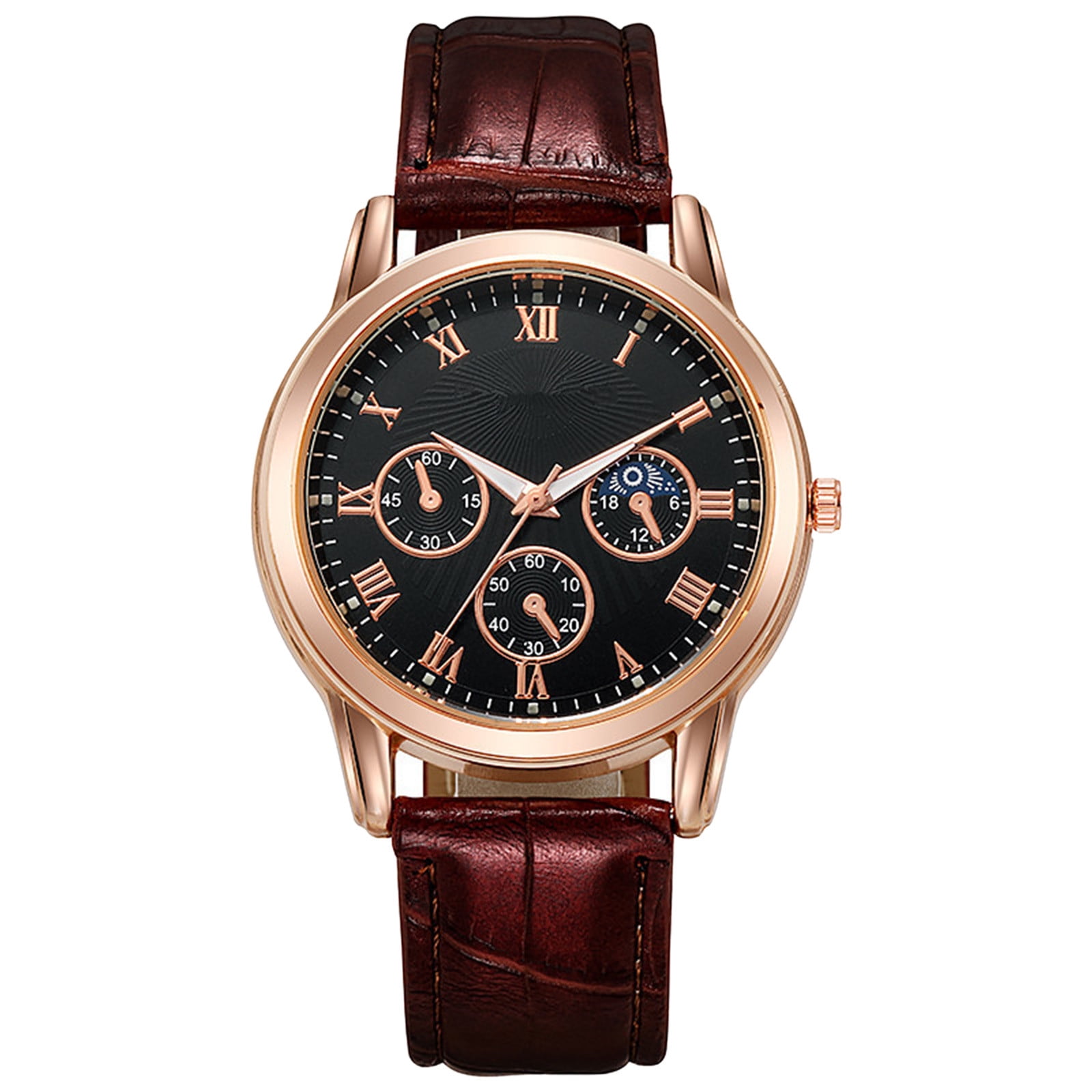 Best Price Mens Watch Imitation Mechanical Watch Quartz Watch Business Belt Watch Business Men s Watch Men s Stainless Steel Chronograph Watch