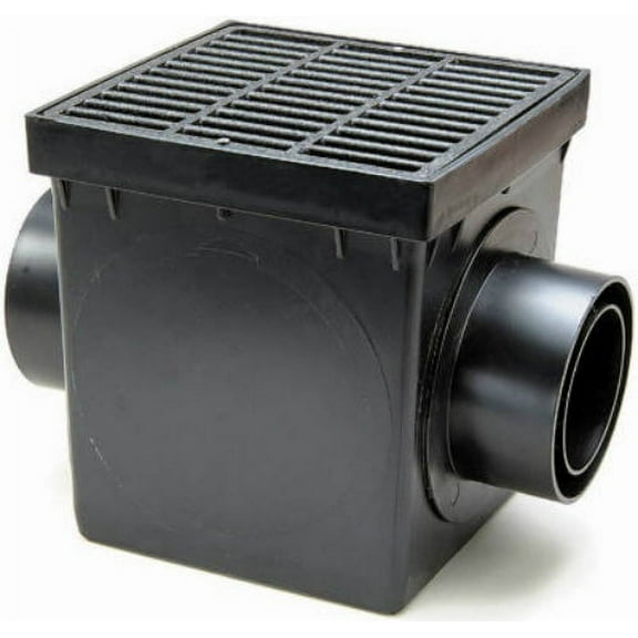 NDS 900BKIT Double Outlet Catch Basin Kit, 9" x 9", Each