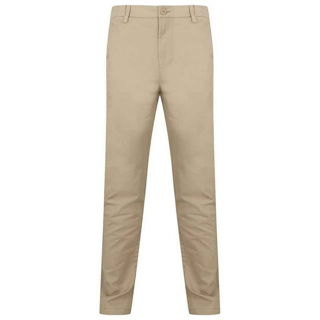 Henbury Pantalon Chino pour Hommes à Taille Extensible et Flexible