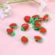 thumbnail image 2 of GOOHOCHY 100 botones de plástico con forma de fresa roja, accesorio para manualidades, costura, ropa y zapatos., 2 of 8