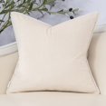 thumbnail image 2 of Funda de Almohada Decorativa Yangest Beige de Terciopelo 45x45 cm, 2 of 7