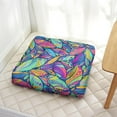thumbnail image 5 of Dutch Velvet Boho Yoga Cushion 22in, Square Meditation Pillow for Bedroom, Reading and Zen Room, 5 of 7