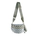 thumbnail image 1 of Bandolera FEIBOON Spacious a cuadros de nylon para mujer, 1 of 6