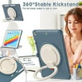 thumbnail image 5 of KOMI for iPad 9th/ 8th/ 7th Generation Case (iPad 10.2 inch Rugged Case 2021/2020/2019) with Screen Protector, Rotating Stand/Pencil Holder/Carrying Shoulder Strap, 5 of 5