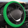 thumbnail image 5 of Fuzoiu Green Broccoli Print Elastic Stretch Steering Wheel Cover, Universal 15 Inch Automotive Steering Wheel Cover, Anti-Slip Sweat Absorption Universal Car Accessories for Women Men, 5 of 6