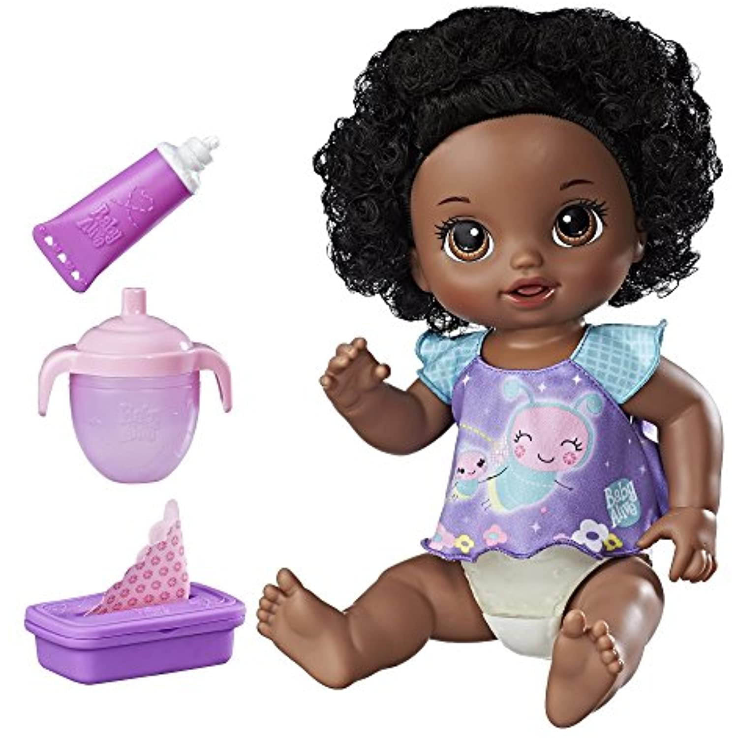 Baby Alive Twinkles N Tinkles African American Talks Doll
