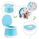 thumbnail image 4 of Children's Folding Toilet Portable Folding Toilet Seat Boys/girls, 4 of 5