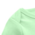 thumbnail image 5 of TEAJOPSUU Unisex Baby Boy Girl Rompers Toddler Fall Oversized Long Sleeve Jumpsuit Soft New Born Infant Clothes Green, 5 of 7