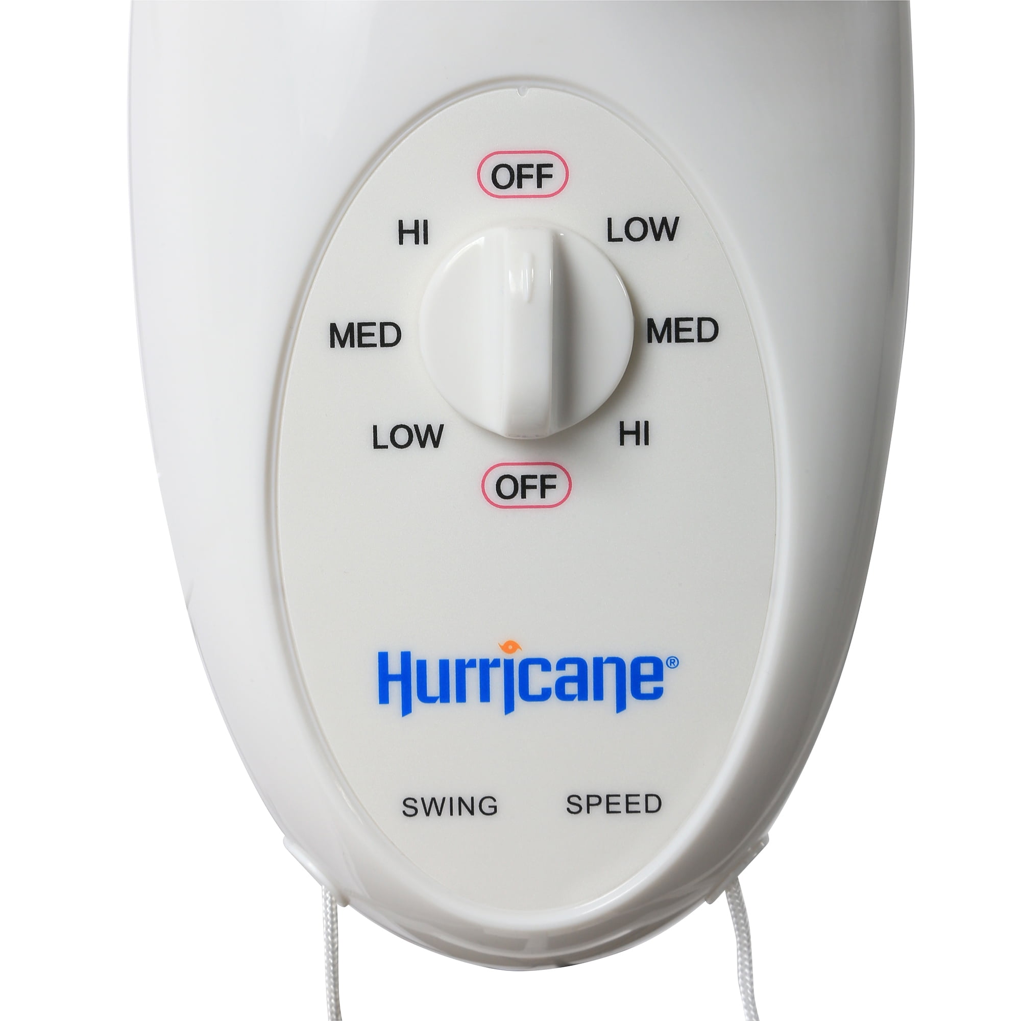 Hurricane 16" Supreme Oscillating Wall Mount Fan with Easy Pull Cords and 3 Quiet Speeds