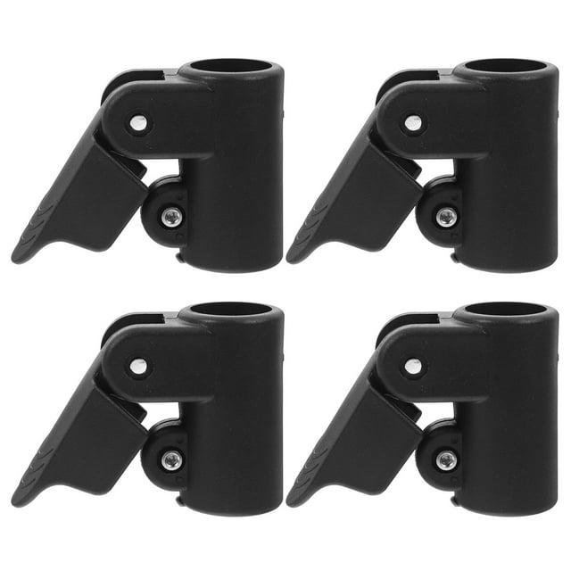4 Pcs Adaptateur de Mât de Tente Réglable Connecteur de Tige de Tente en Plastique Robuste Clips de Montage de Tente Extérieure Raccords de Auvent Connecteur de Remplacement (22mm à 25mm)
