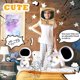 thumbnail image 3 of Juguetes de astronauta de peluche para niños, almohada suave y tierna para el cuerpo del astronauta, decoración temática del espacio exterior para habitación de guardería, bonito juguete para dormir Sailing Electrónica, 3 of 5