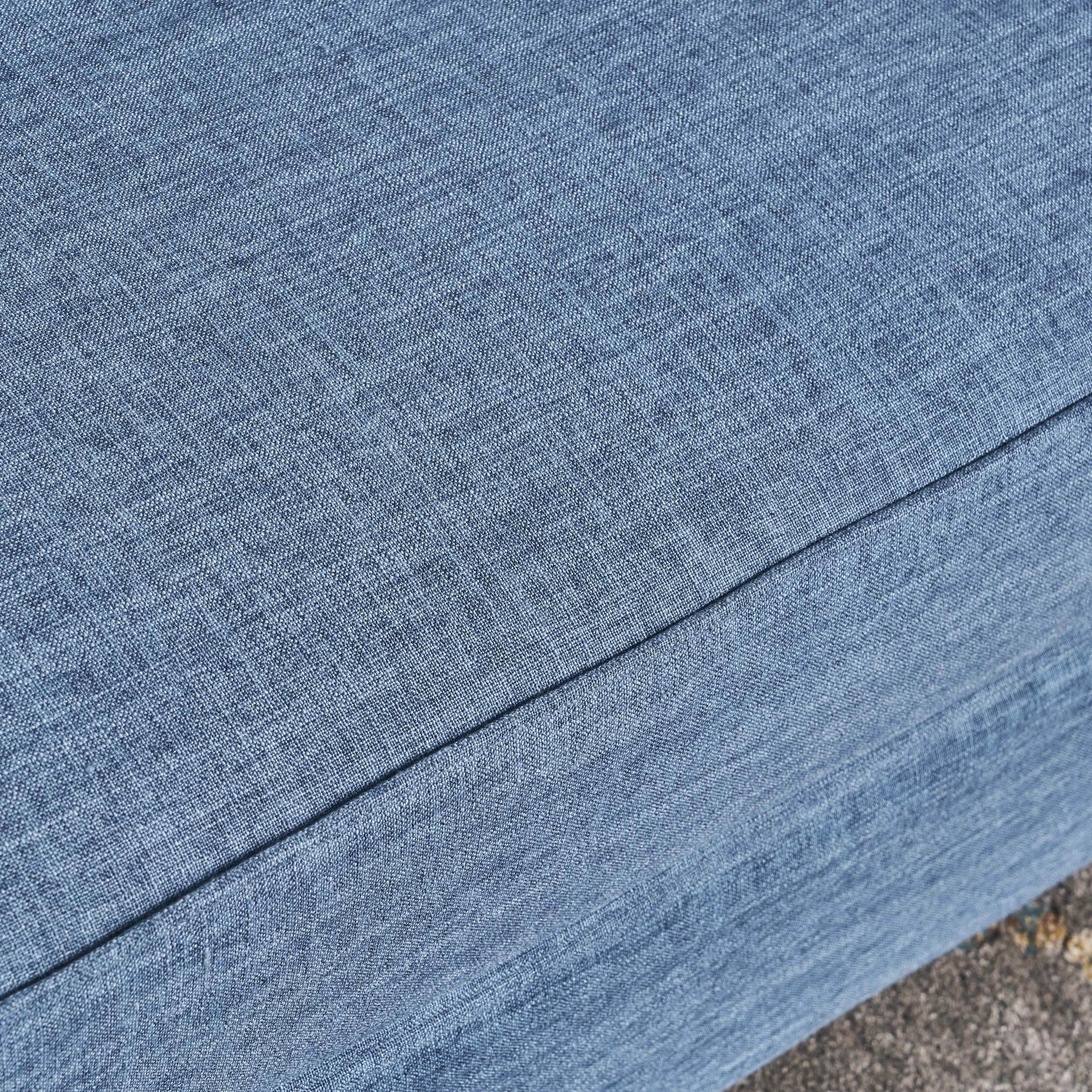Noble House Callico Recliner Fabric Loveseat, Blue