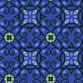 thumbnail image 1 of Ahgly Company Machine Washable Indoor Square Transitional Blue Area Rugs, 5' Square, 1 of 7