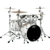 DW Performance Series 5-Piece Shell Pack White Ice Lacquer with Chrome Hardware