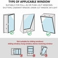 thumbnail image 3 of Portable AC Window Kit 4m No-Drill Casement Seal Cloth for Mobile Air Conditioner Exhaust Ventilation Attachment, 3 of 8