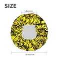 thumbnail image 6 of Kdxio Yellow Butterflies Print Shower Cap for Women,Elastic and Reusable,Double Waterproof Layers Bathing Hat, 6 of 9
