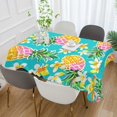 thumbnail image 5 of SKYSONIC Cute Print Tablecloth Waterproof Washable Polyester Square Table Cover Durable Tablecloth for Kitchen Dining Table Party Decor (60 X 90 Inch), 5 of 7