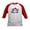 Red/White, variant on CafePress - Christmas Shark Baseball Jersey - Kids Cotton Baseball Jersey, 3/4 Sleeve Shirt