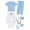 Blue, variant on Tiijoy Children's White Lab Coat Kids Doctor Dress Up Clothes for Boys Girls, Sizes 4-5T
