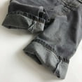 thumbnail image 6 of Kiijoy Toddler Boys Denim Overalls Strap Jumpsuit Kids Relaxed Fit Dungarees, Sizes 4-5, 6 of 6