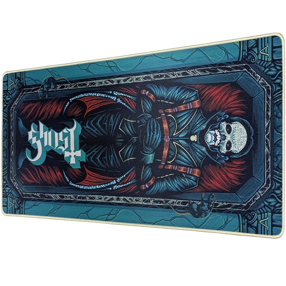 Subsonic - Ghost Slumber XXL Mouse Pad - 90x40 cm Desk Mat – Smooth Surface Optimized for Mouse Sensors, Non-Slip Base, Stable, and Stitched Edges