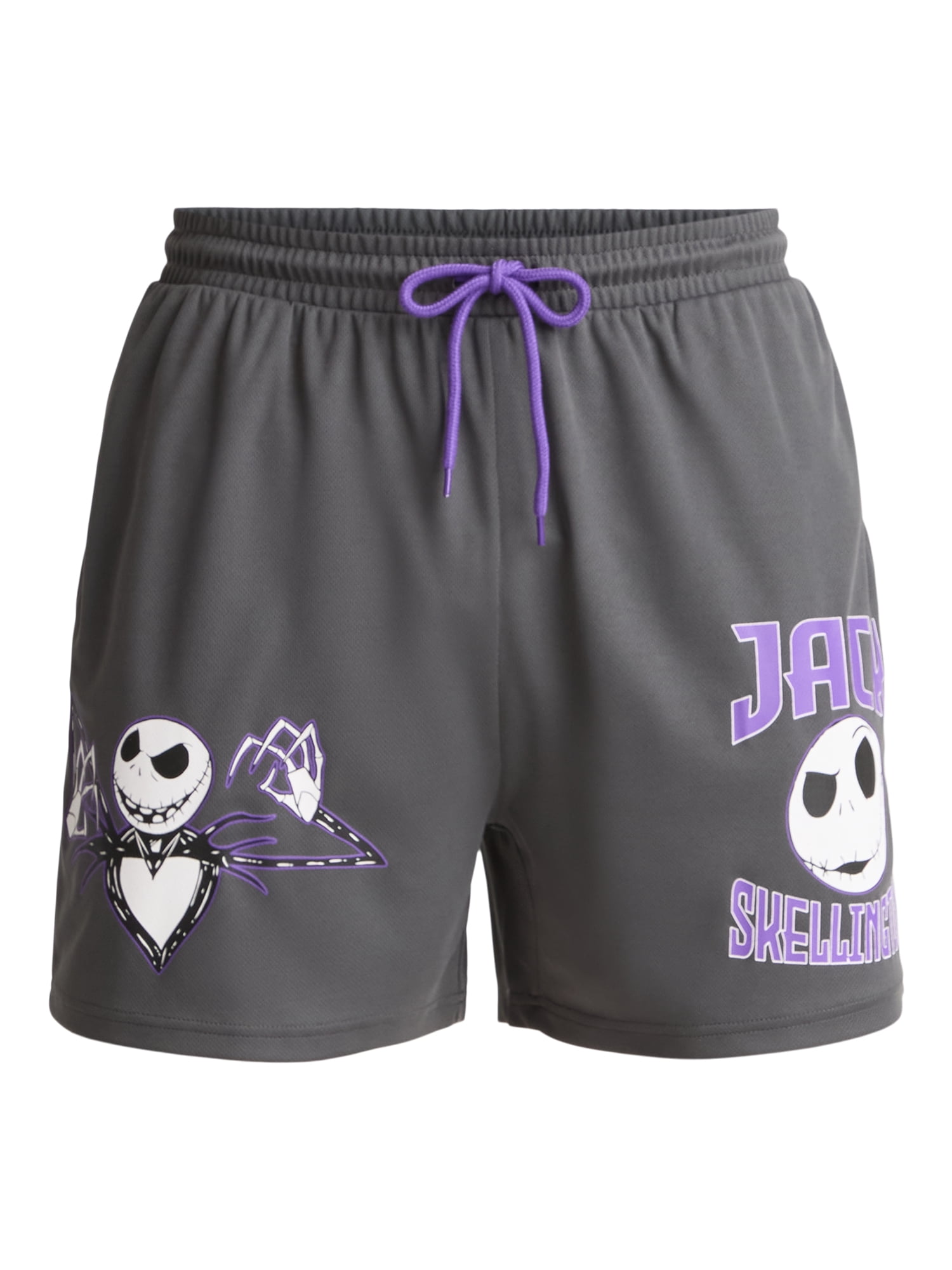 Nightmare Before Christmas Men's and Big Men's Graphic Mesh Shorts, Sizes S-3XL