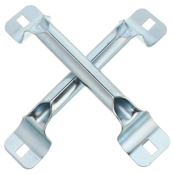 OFFIGAM 2Pcs Metal Garage Door Pull Handles Zinc Alloy Silver Smooth Operation Replacement