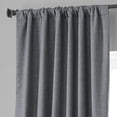 thumbnail image 4 of Signature Global Grey Faux Linen Blackout Curtain (1 Panel), Global Grey, 50W X 108L, 4 of 6