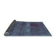 thumbnail image 2 of Ahgly Company Indoor Round Abstract Light Blue Modern Area Rugs, 4' Round, 2 of 4