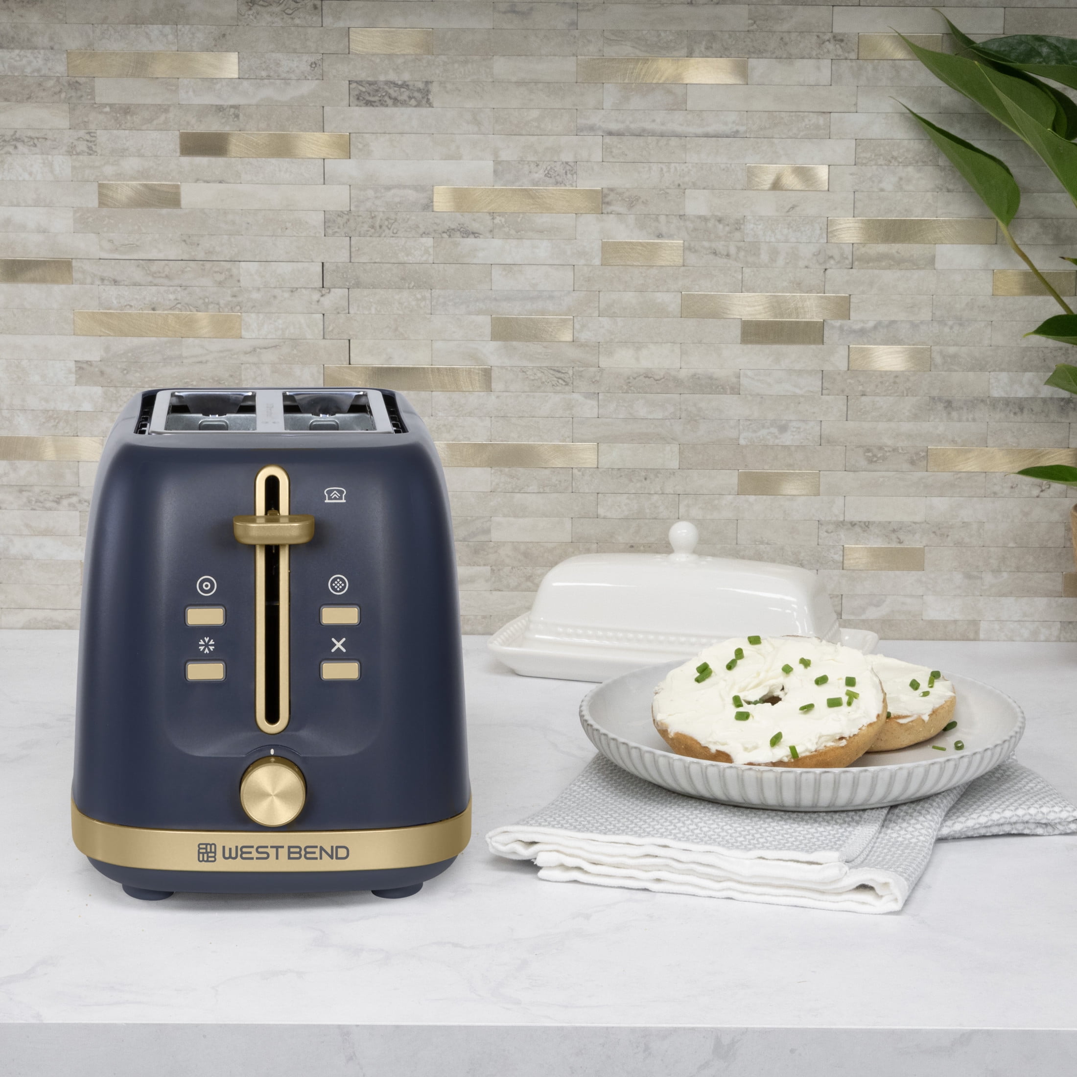 West Bend Timeless 2-Slice Toaster, in Slate Blue (TTWB2SSB13)