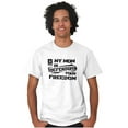 thumbnail image 4 of US Army Logo My Mom Defending Freedom Men's Graphic T Shirt Tees Brisco Brands L, 4 of 4