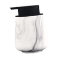 thumbnail image 3 of Dispensador de jabón de cerámica, dispensador de loción, jabón líquido para platos portátil de gran capacidad. Negro blanco, 3 of 9