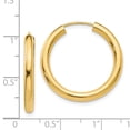 thumbnail image 4 of Primal Gold 14 Karat Yellow Gold Endless Tube Hoop Earrings, 4 of 4