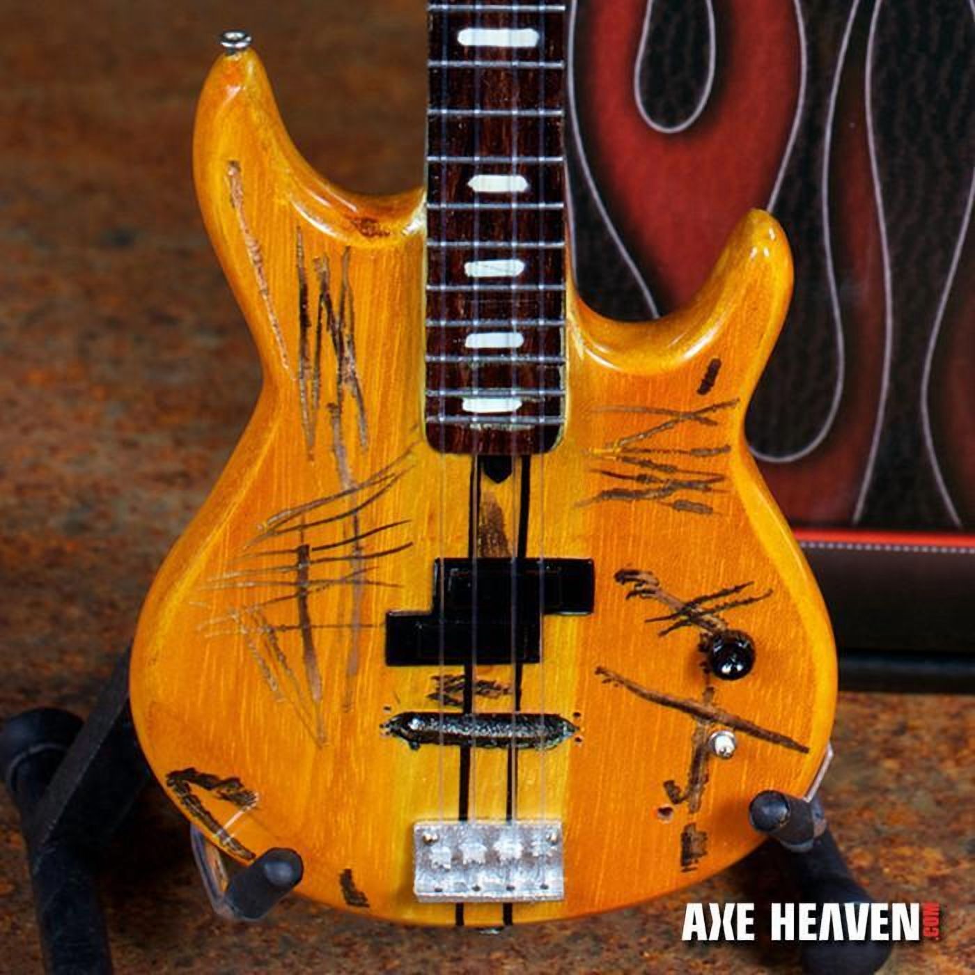 Michael Anthony Distressed BB2000 Yamaha 10 Inch Miniature Bass Guitar