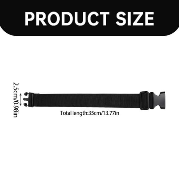 Clearance Items! Extension Strap, Hilingoto 1 Black Portable Simple Fashionable Belt Extender for Fanny Pack Strap Extension Waist Bag Belts Belt Extender for Fanny Pack Luggage and Waist Packs
