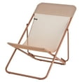 thumbnail image 2 of Lafuma Maxi Transat Colorblock Foldable Recline Deck Chair, Canyon (2 Pack), 2 of 8