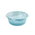 thumbnail image 2 of Round Plastic Basin Tub for Kitchen Camping Laundry and Home Tasks, Blue, 2 of 9