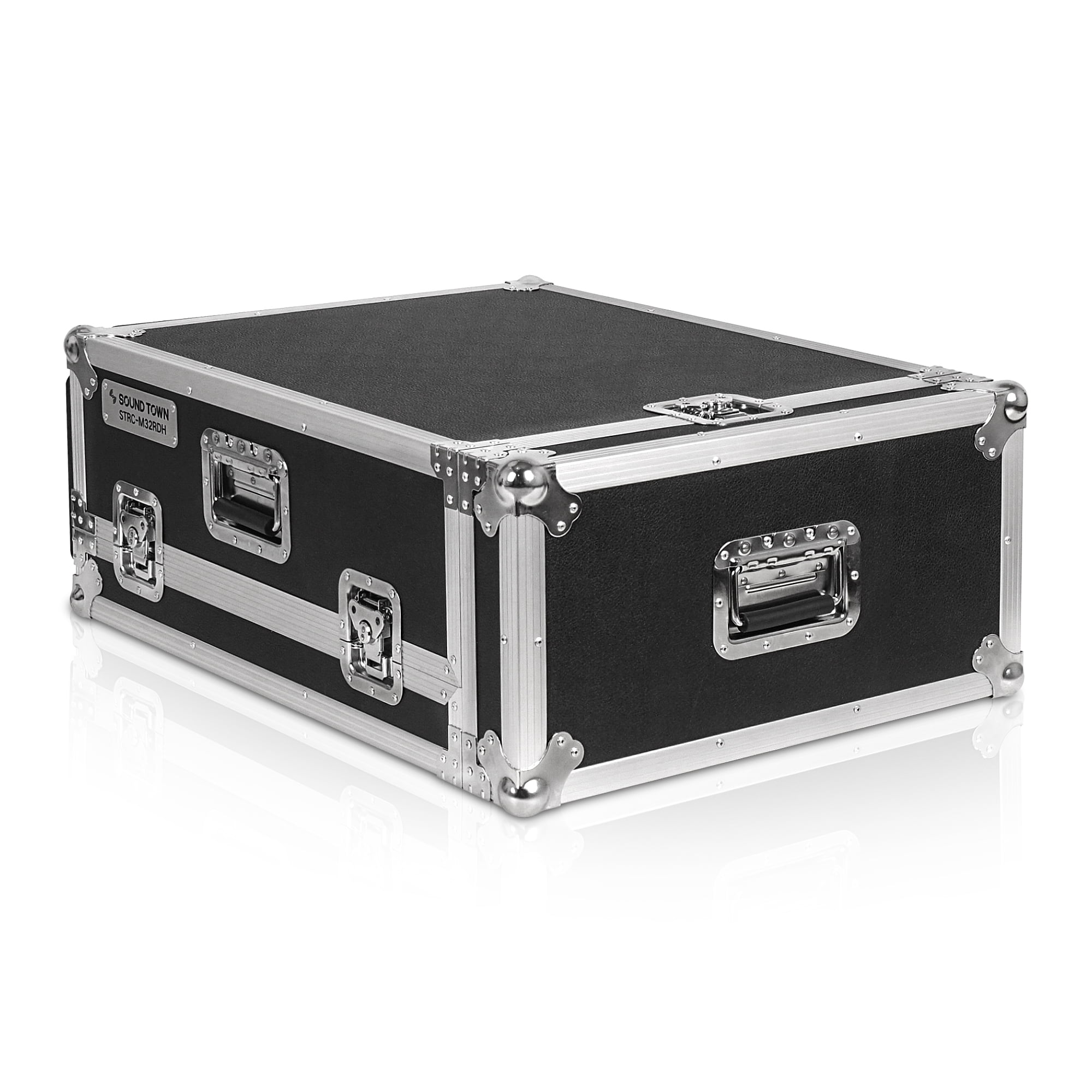 Sound Town ATA Plywood Mixer Case with Interior Foam Protection, Dog House and Caster wheels for Midas M32R Mixer Console (STRC-M32RDH)