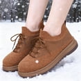 thumbnail image 6 of Casual Snow Shoes for Women Breathable Mesh Plush Lined Outdoor Walking Shoes Insulated Round Toe Ankle Boots, 6 of 8