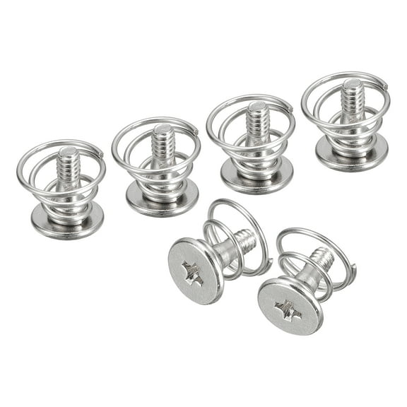 Spring Screws, 20 Pack M2x6mm 7.2mm Spring OD GPU Graphics Card Back Plate Heatsink Screws