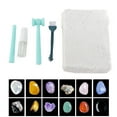 thumbnail image 2 of Fossils Dig Kit, Moderate Hardness Safe Gypsum Multiple Ores Natural Ore Excavation Kit  for Home, 2 of 7