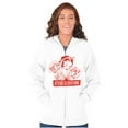 thumbnail image 3 of Betty Boop Attitude & Everything Zip Hoodie Sweatshirt Women Brisco Brands L, 3 of 6