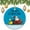 Pattern, variant on Lavender Flowers Ornament Lavender Flowers 3" Ceramic Christmas Ornament Xmas Tree Decoration for Family Friend