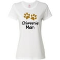 thumbnail image 3 of Inktastic Chiweenie Mom Paw Print Women's T-Shirt, 3 of 5