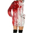 thumbnail image 5 of WFJCJPAF 2025 New Halloween Halloween Dresses for Girls,Women's Hooded Long Sleeve Halloween Print Dress LooseFashion Mini Dress,Halloween Dresses for Women - Multicolor XXL, 5 of 5